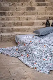 Cotton Colection Çift Kişilik Yatak Örtüsü Velina 9