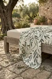 Cotton Collection Tek Kişilik Pike Olıve 160x230 6