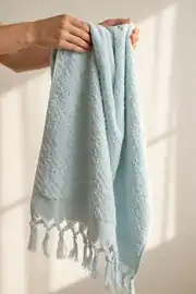 Cotton Collection Bukle Banyo Havlusu Peşkir Mint 70x150 2