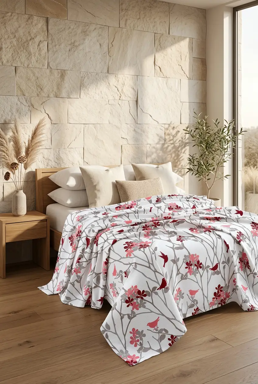 Cotton Collection Tek Kişilik Pike Pure Romance
