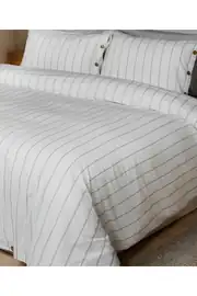 Cotton Collection Çift Kişilik Çizgili Nevresim Seti Rayuna 3