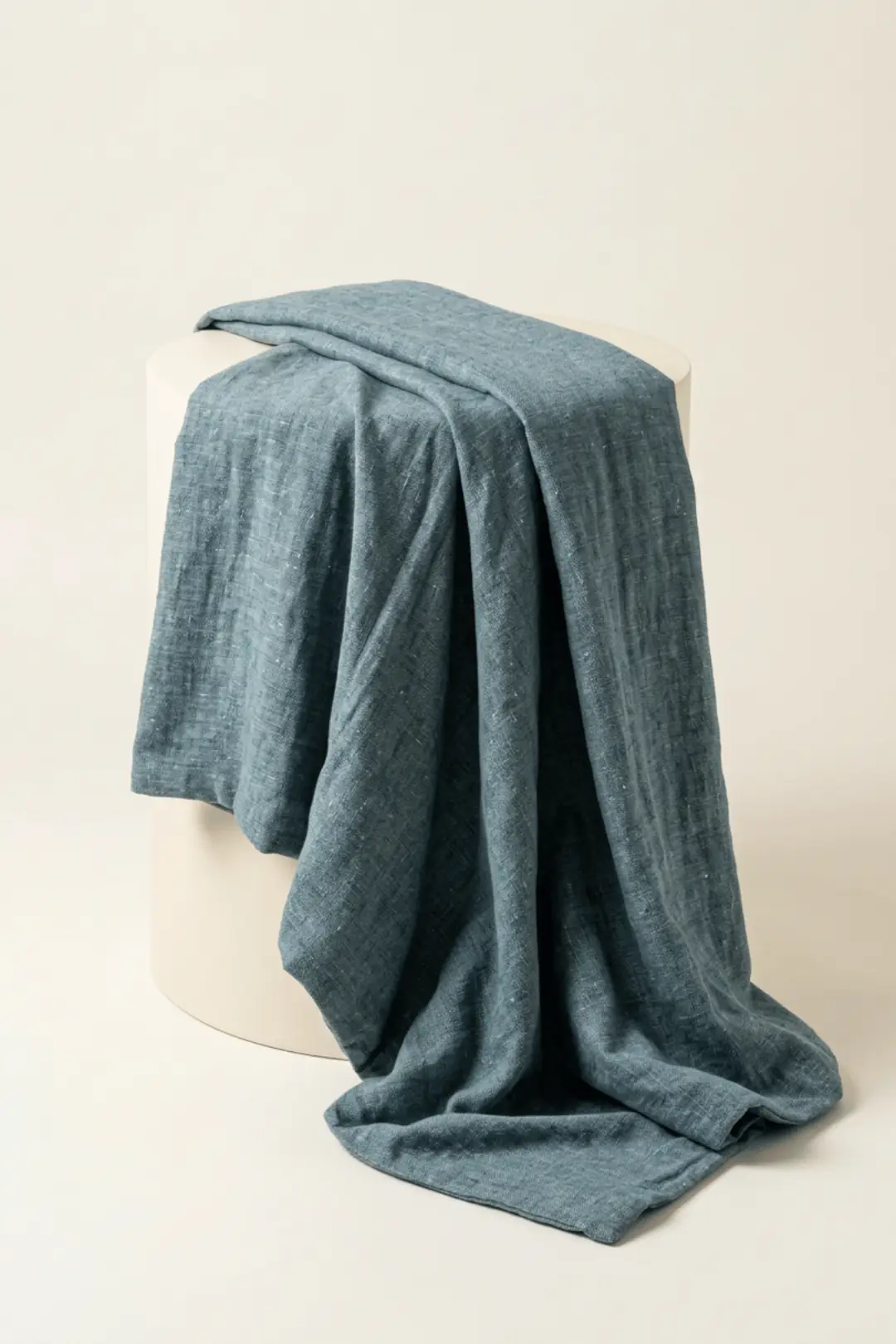 Cotton Collection Linen Çift Kişilik Pike Petrol 210x230 cm 5