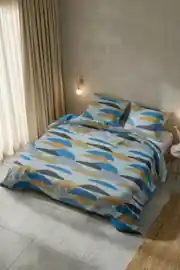 Cotton Collection Çift Kişilik Nevresim Takımı Adalar 1