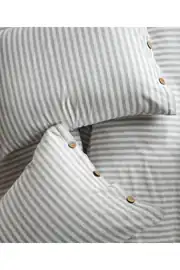 Cotton Collection Çift Kişilik Çizgili Nevresim Seti Reveboheme 7