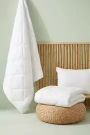 Cotton Collection Tek Kişilik Silikon Yorgan Beyaz 2