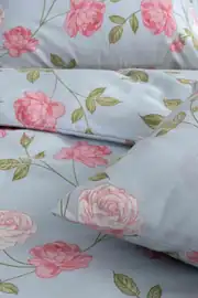 Cotton Collection Kışlık Pazen Çift Kişilik Nevresim Seti Rose 6