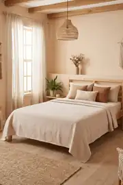 Cotton Collection Dash Tek Kişilik Pike Kiremit 160x230 cm 2