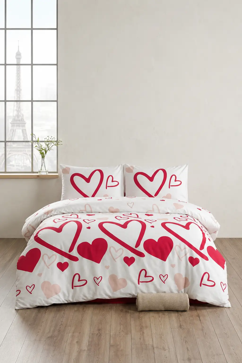 Cotton Collection Ranforce Tek Kişilik Nevresim Takımı Amor