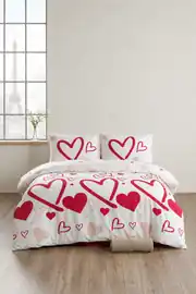 Cotton Collection Ranforce Tek Kişilik Nevresim Takımı Amor 1