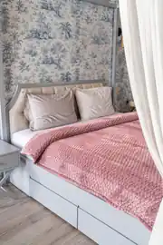 La Notte Soft Elegant Tek Kişilik Battaniye Gül Kurusu 2