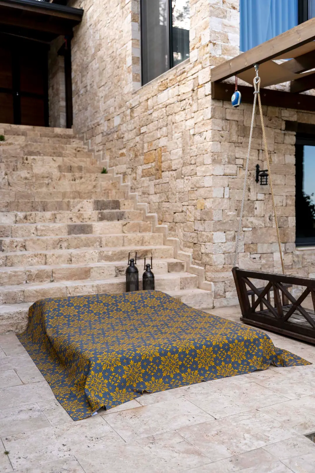 Cotton Collection Tek Kişilik Yatak Örtüsü Aurum 6