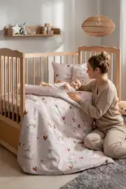 Cotton Collection %100 Pamuk Bebek Nevresim Takımı Bunnies 4