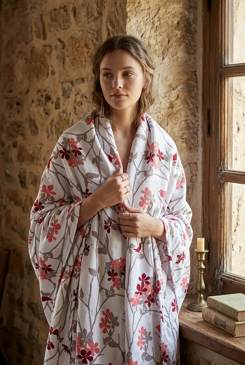 Cotton Collection Çift Kişilik Pike Pure Romance