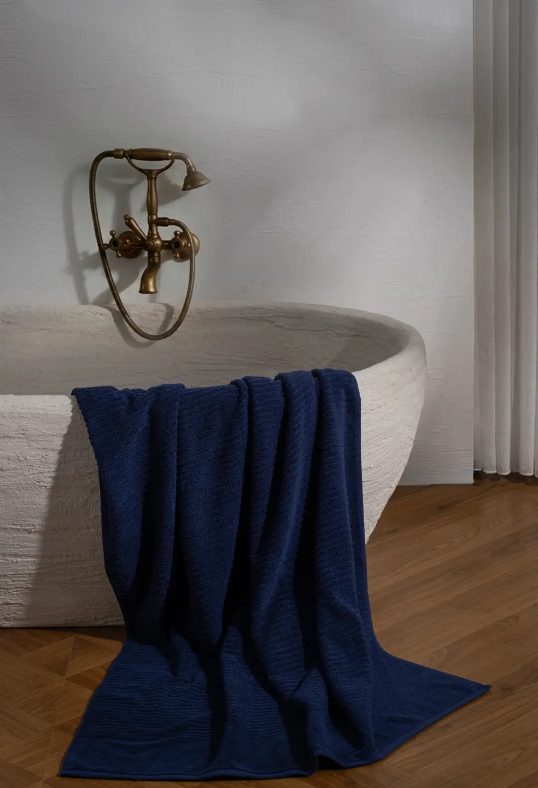 Cotton Collection Banyo Havlusu Marin Lacivert