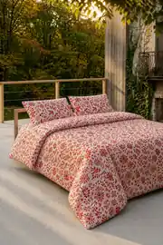 Cotton Collection Kışlık Pazen Tek Kişilik Nevresim Seti Floral 1