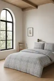 Kışlık Pazen Tek Kişilik Nevresim Takımı Gray 1