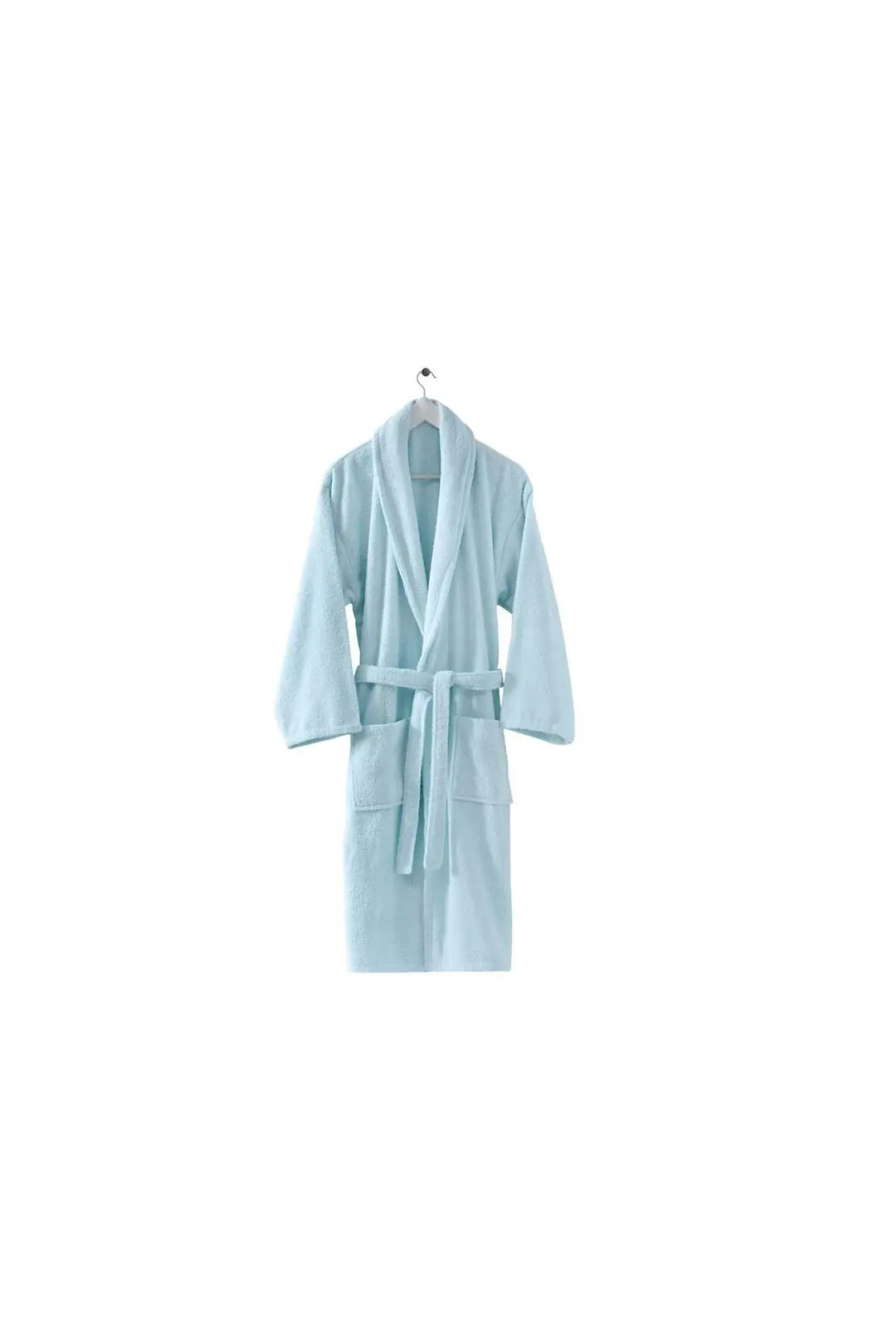 Cotton Collection Bukle Large Bornoz Düz Mint 4