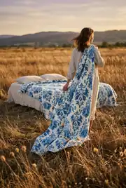 Cotton Collection Tek Kişilik Pike Akdeniz 2