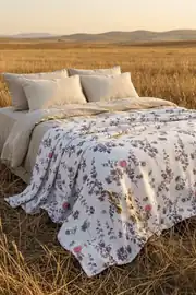 Cotton Collection Tek Kişilik Pike Flora 1