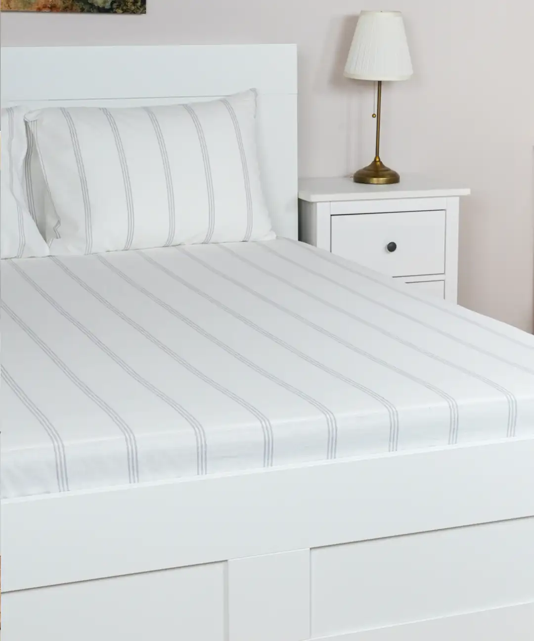 Cotton Collection Tek Kişilik Nevresim ve Çarşaf Seti Seroya 5