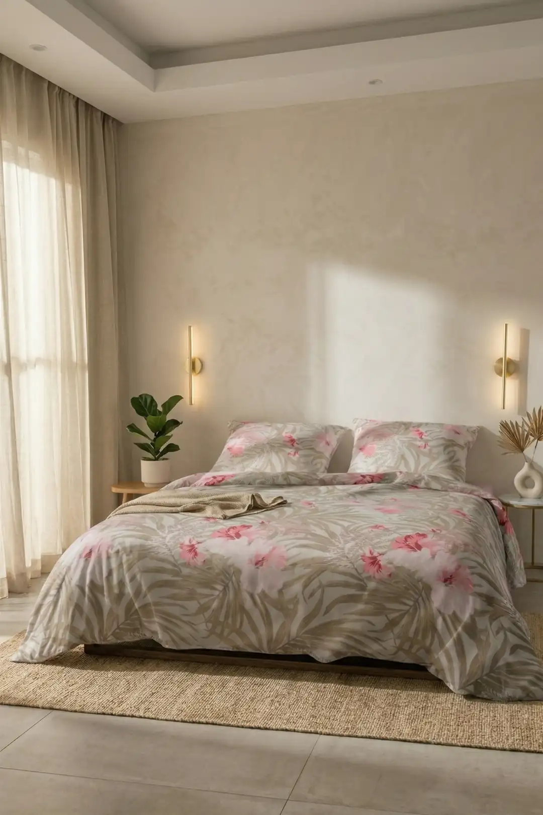 Cotton Collection Tek Kişilik Nevresim Takımı Açelya 3