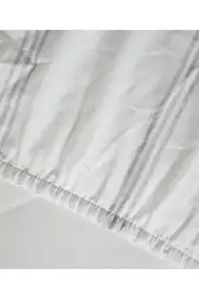 Cotton Collection Tek Kişilik Çizgili Çarşaf Seti Seroya 4