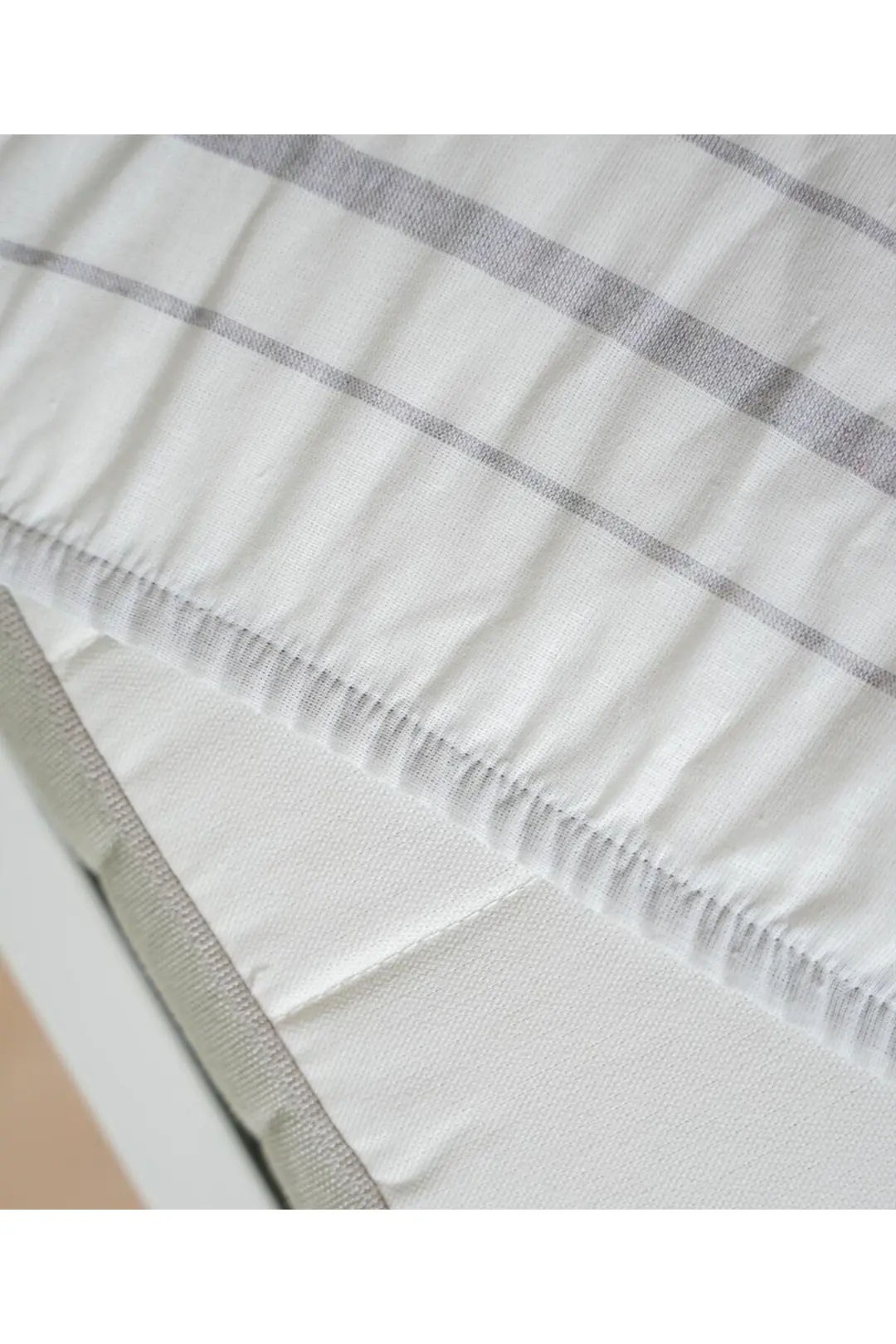 Cotton Collection Çift Kişilik Çizgili Çarşaf Seti Solinea 3
