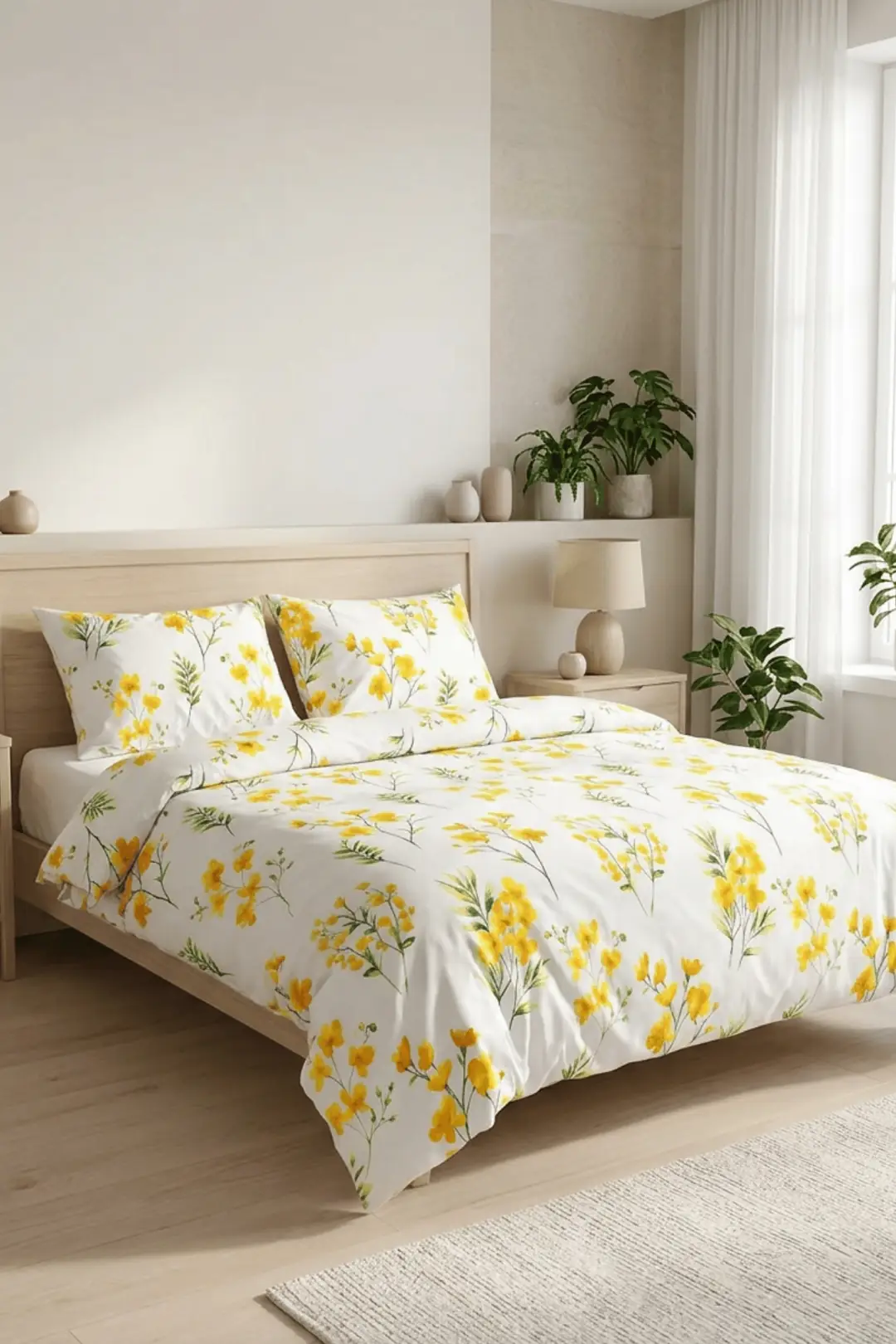 Cotton Collection Tek Kişilik Nevresim Seti Daisy 5