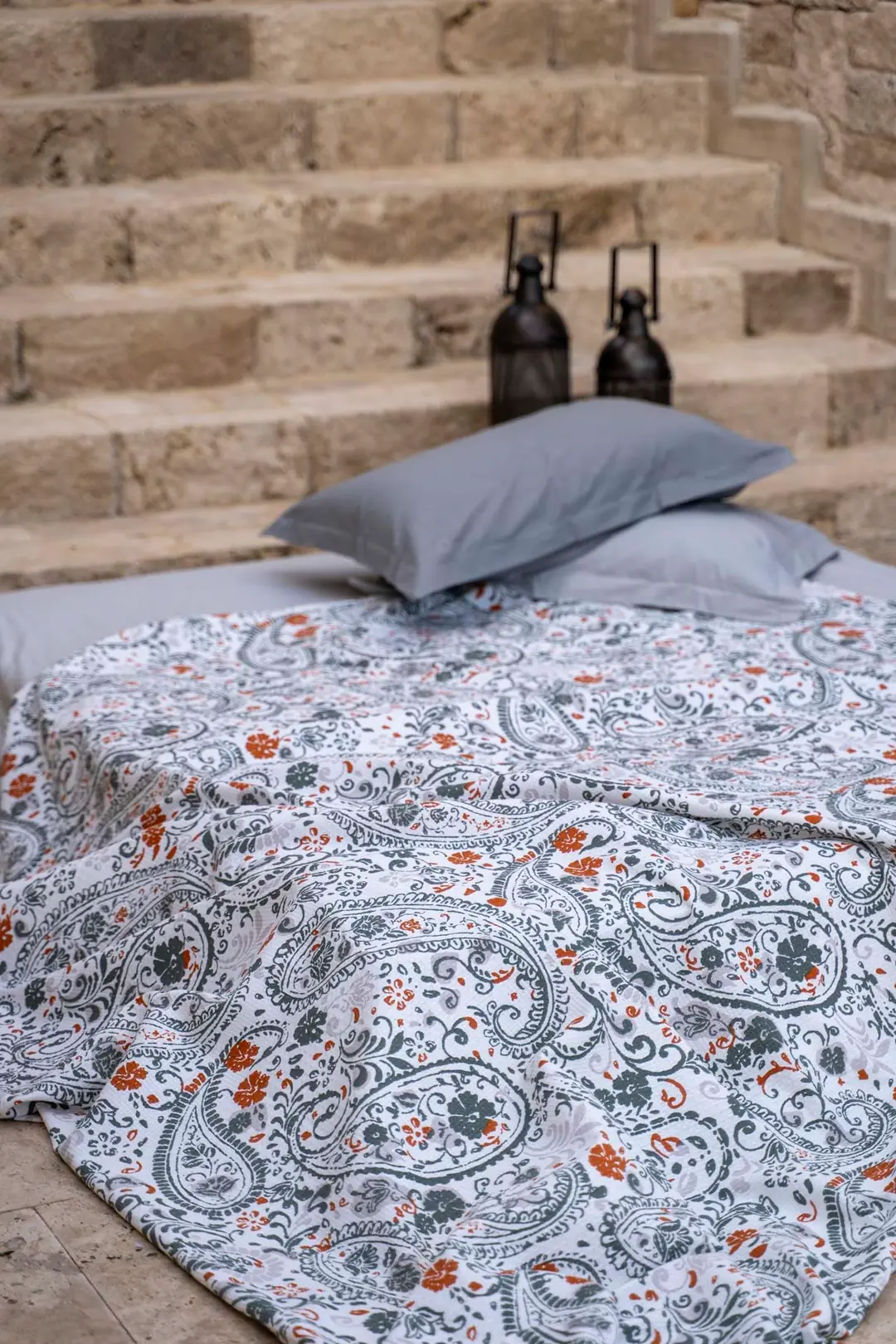 Cotton Collection Tek Kişilik Yatak Örtüsü Velina 3