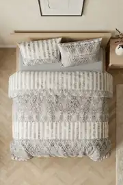 Cotton Collection Flanel Tek Kişilik Nevresim Takımı Stone 2
