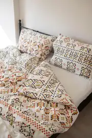 Cotton Collection Kışlık Pazen Tek Kişilik Nevresim Seti Boho Pearl 7