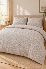 Cotton Collection Flanel Çift Kişilik Nevresim Seti Damla 2