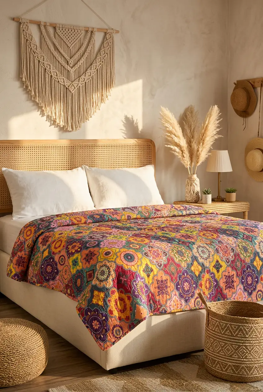 Cotton Collection Tek Kişilik Pike Harmoni