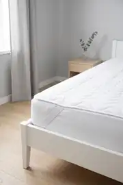 Cotton Collection Çift Kişilik Sıvı Geçirmez Köşe Lastikli Yatak Alezi Beyaz 1