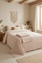 Cotton Collection Dash Çift Kişilik Pike Kiremit 210x230 cm 2