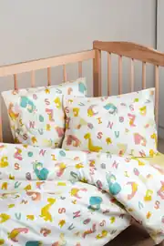 Cotton Collection %100 Pamuk Bebek Nevresim Takımı Dinosaurs 5