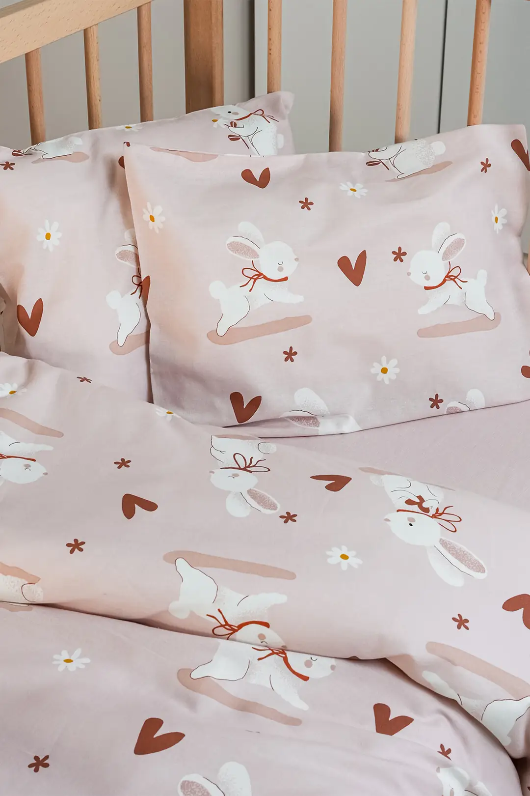 Cotton Collection %100 Pamuk Bebek Nevresim Takımı Bunnies 6
