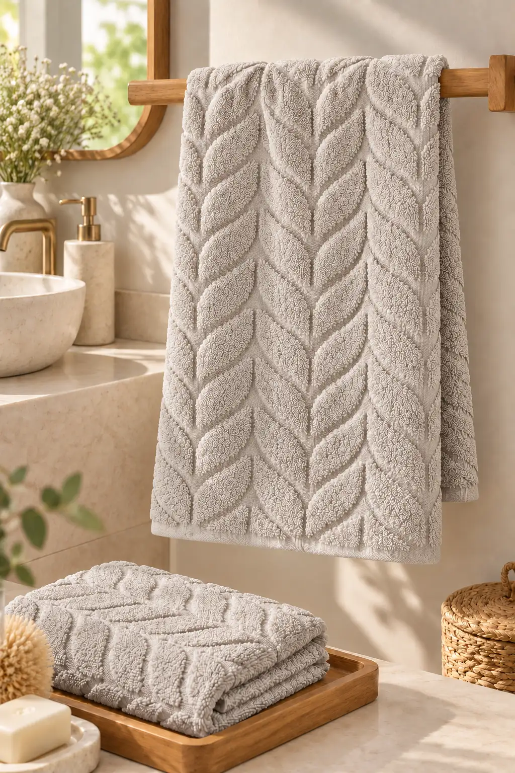 Cotton Love El Havlusu Açık Bej