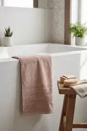 Cotton Collection  Banyo Havlusu Bej 4