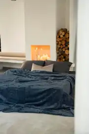 La Notte Tek Kişilik Battaniye Denim 1