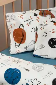 Cotton Collection %100 Pamuk Bebek Nevresim Takımı Space 5