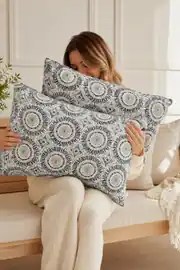 Cotton Collection Ranforce 2'li Yastık Kılıfı Lunera Çok Renkli 7
