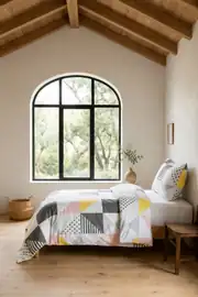 Cotton Collection Ranforce Tek Kişilik Nevresim Takımı Checkers 2