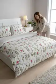 Cotton Collection Tek Kişilik Nevresim Seti Fleur 2