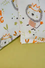 Cotton Collection %100 Pamuk Bebek Nevresim Takımı Lion 6