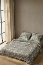 Cotton Collection Çift Kişilik Nevresim Takımı Halka 1