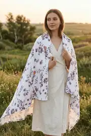 Cotton Collection Çift Kişilik Pike Flora 4