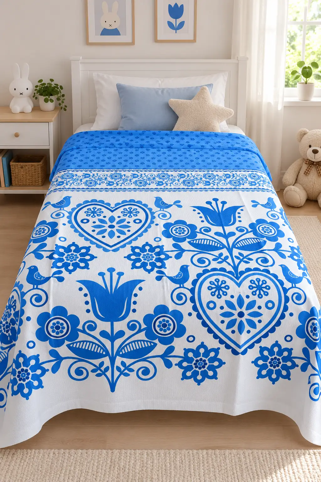 Cotton Collection Çocuk Pikesi Tulip