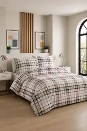 Kışlık Pazen Tek Kişilik Nevresim Takımı Black Red 1