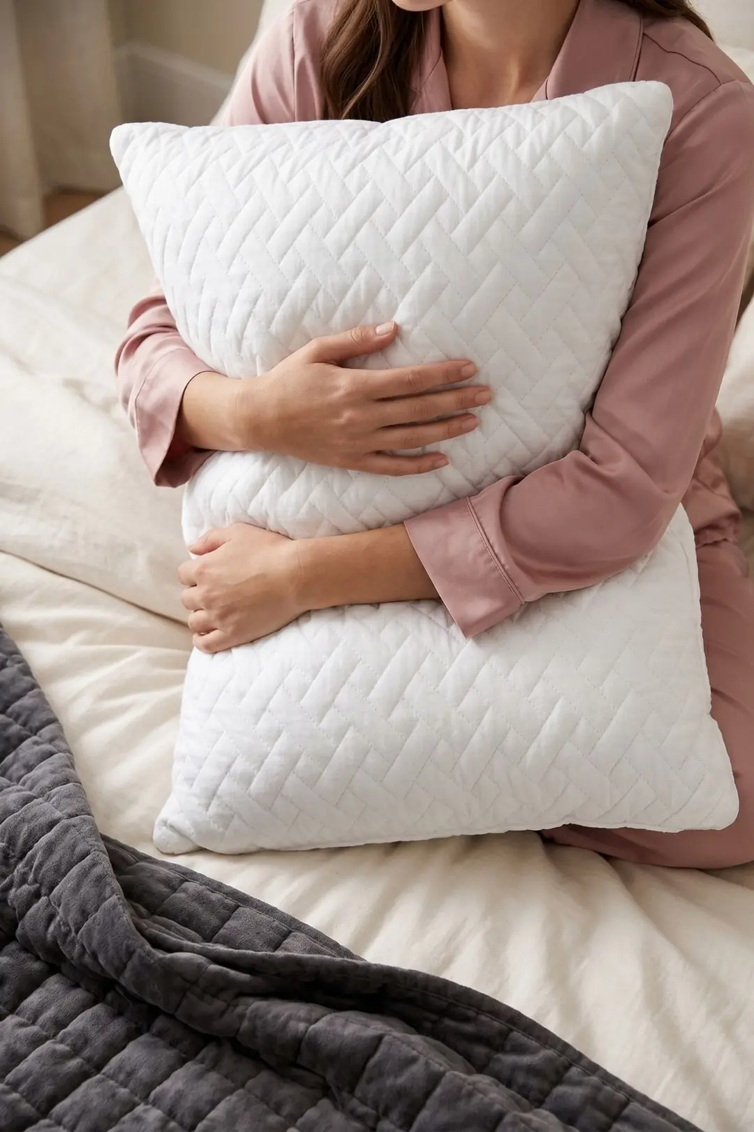 La Notte Ultrasonik Kapitoneli Yastık Fluffy İtalyan